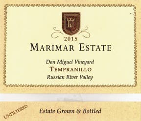 Marimar Estate 2015 Don Miguel Vineyard Unfiltered Estate Grown & Bottled…