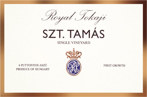 Royal Tokaji 2017 SZT. Tamás Single Vineyard 6 Puttonyos Aszú First…