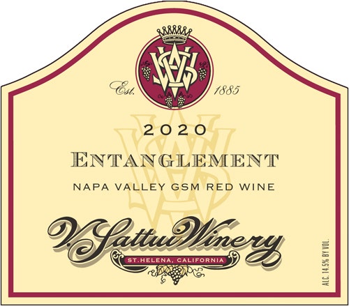 V. Sattui 2020 Entanglement G-S-M (Napa Valley)