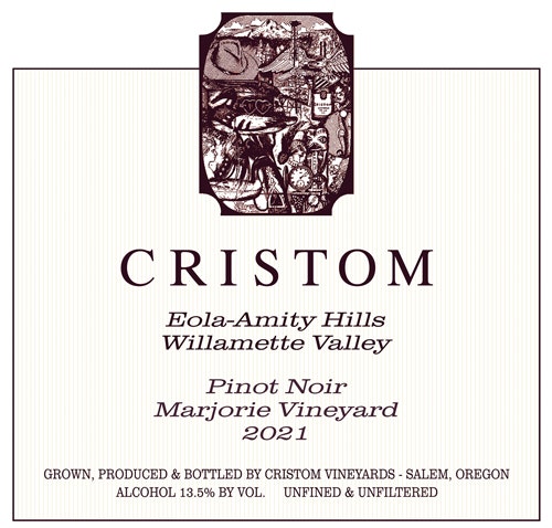 Cristom 2021 Marjorie Vineyard Pinot Noir (Eola-Amity Hills)