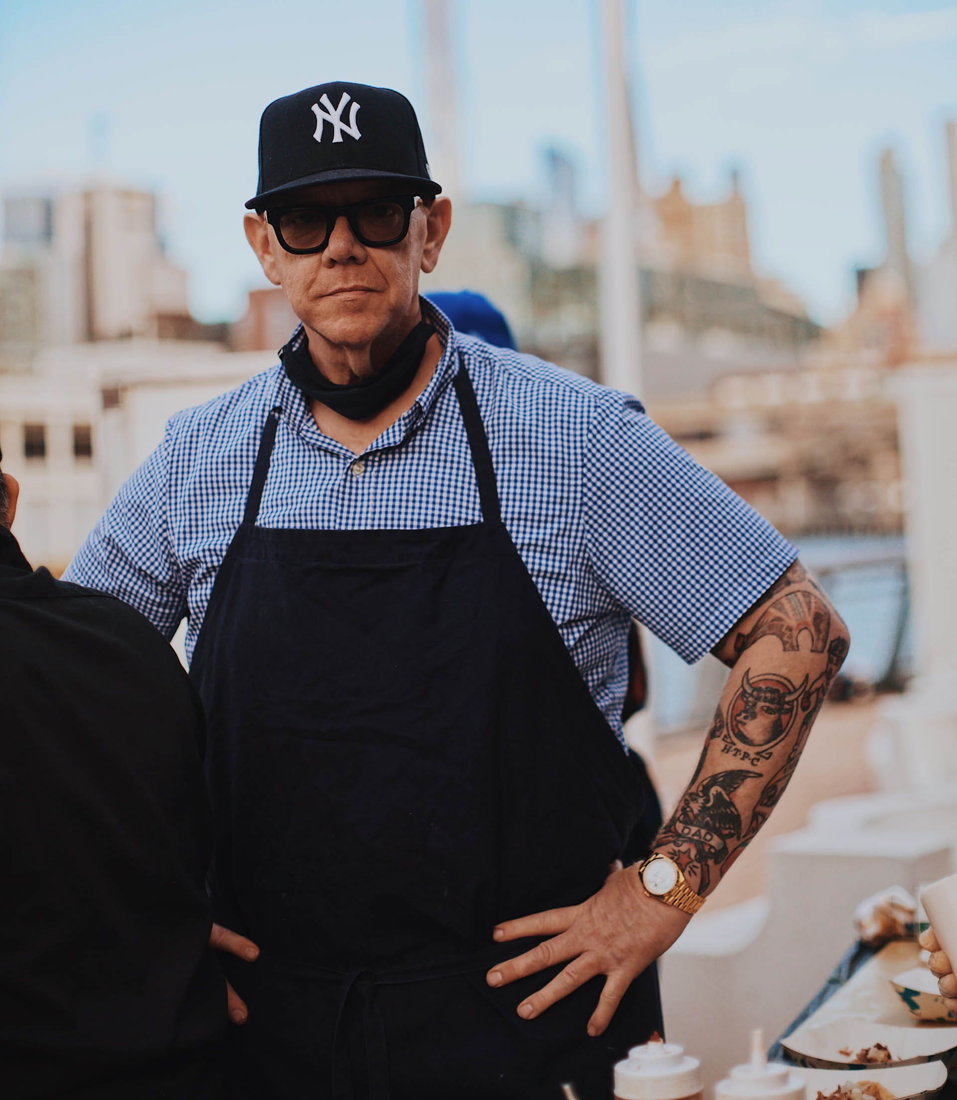 Billy Durney on rooftop in Brooklyn