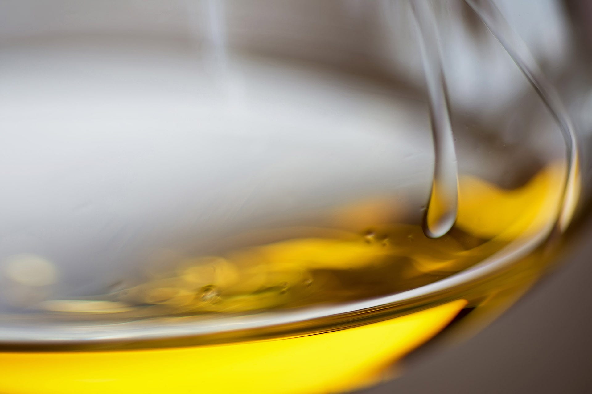 Glass of White Wine Close Up