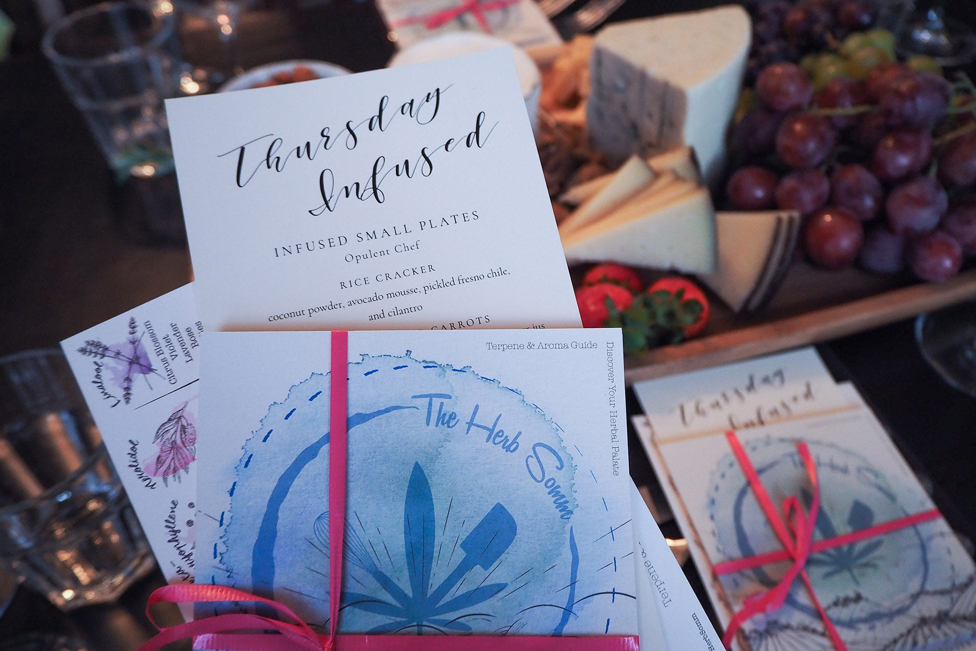 A peek into Evans's Thursday Infused wine and weed pairing events in San Francisco / Photo by Chron Vivant