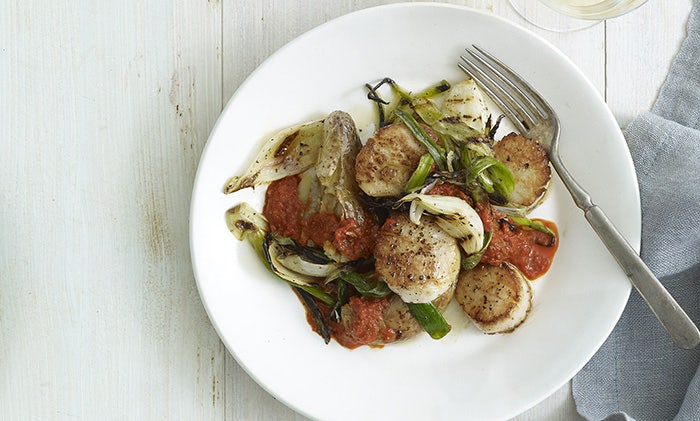 Seared Scallops and Ramps