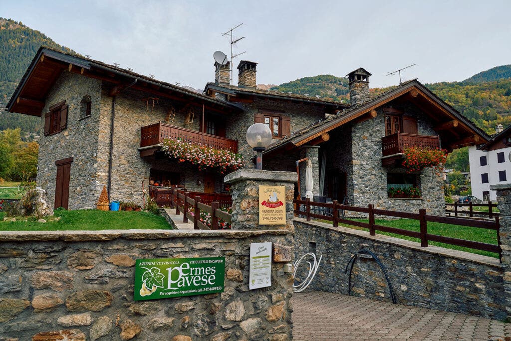 Ermes Pavese vineyard in Valle d’Aosta Italy